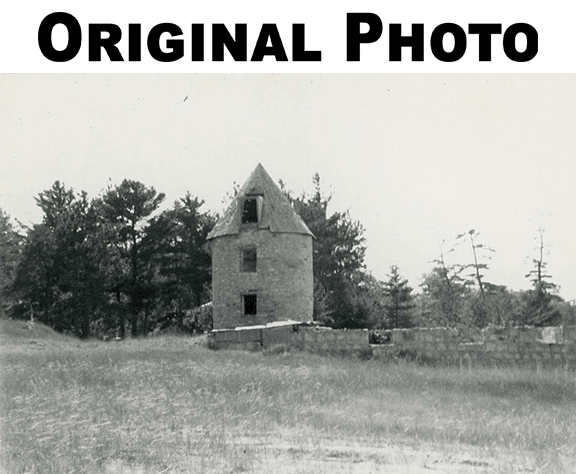 GIF Animation showing the Original Black and White Photo and the same photo Color Corrected.